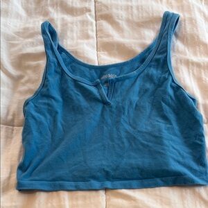 Blue Women's Crop Top